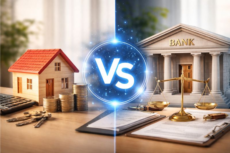 Prêt privé vs banque au Québec : quelle option choisir quand on est propriétaire ?